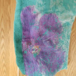Seafoam Purple light Scarf Shawl